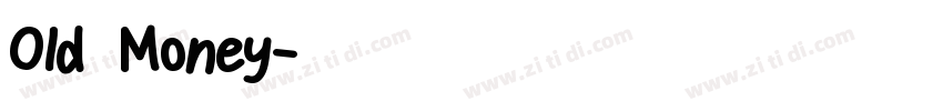 Old Money字体转换